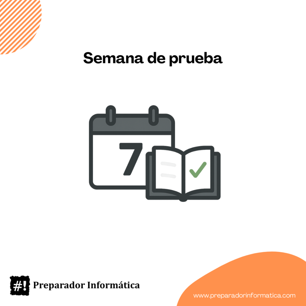 Semana de prueba
